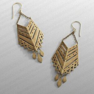 Silpada Grecian Brass Earrings.